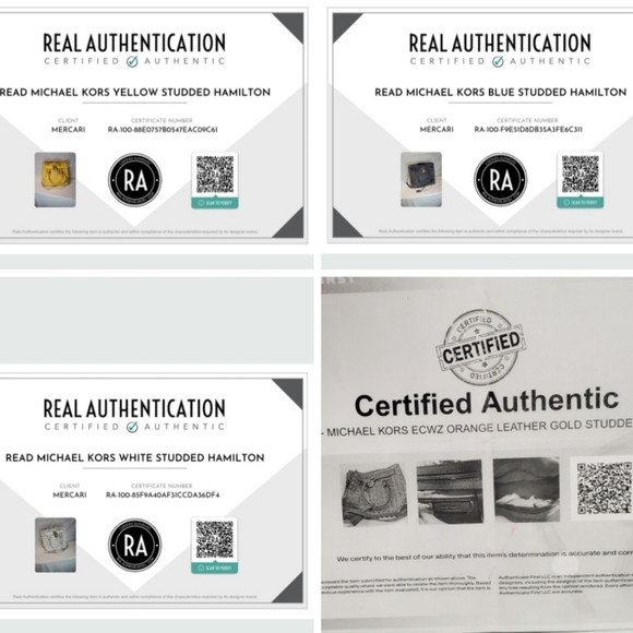 Partial set of studded michael kors hamilton bags - Picture 14 of 14